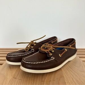 Sperry Topsiders Brown Deck Boat Shoes Womens 8.5